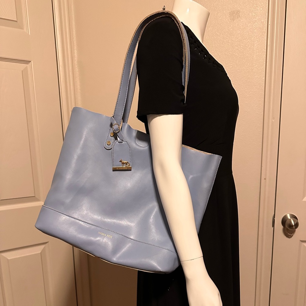 Emma Fox leather tote